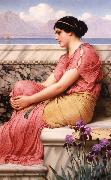 John William Godward Absence Makes the Heart Grow Fonder oil painting artist